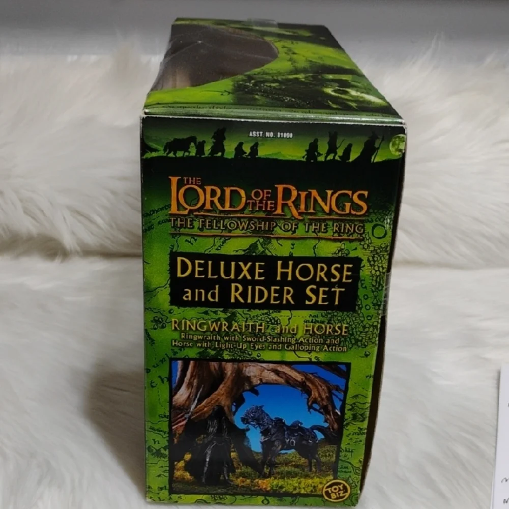 (BX81) Toy Biz Lord Of The Rings Ringwrath & Horse Collectible Set